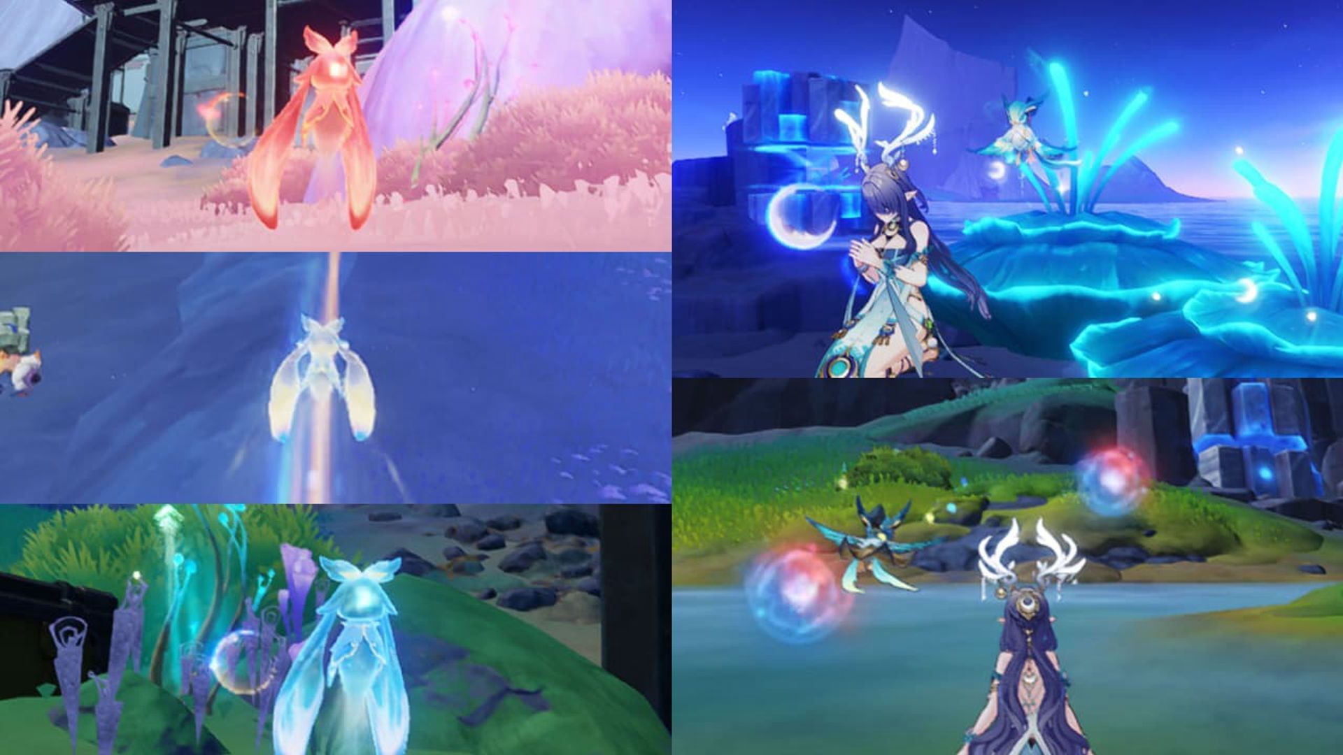 Many manifestations of Kuuvahki in open world of Genshin Impact (Image via HoYoverse)