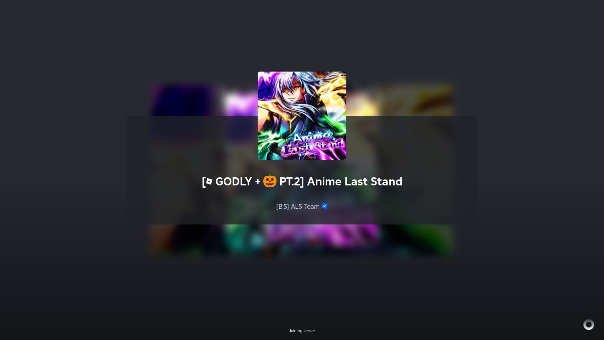 Roblox Anime Last Stand