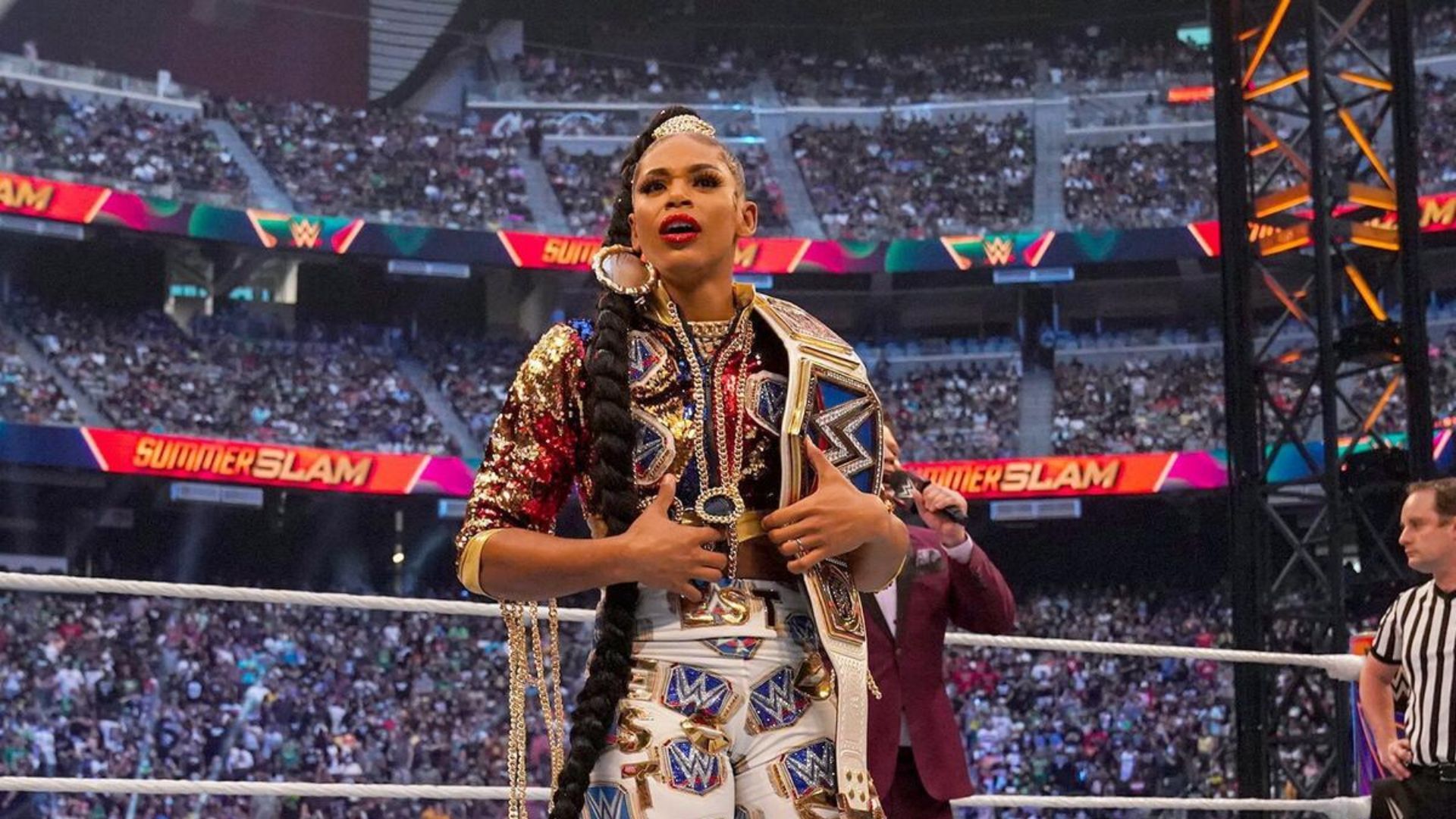 Bianca Belair as the SmackDown Women