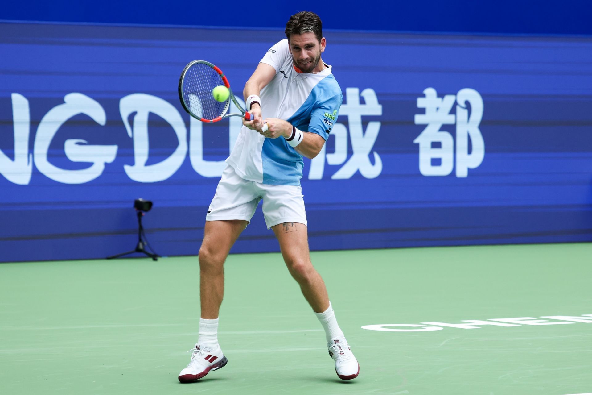 Norrie scored an upset win in his opener. (Source: Getty)