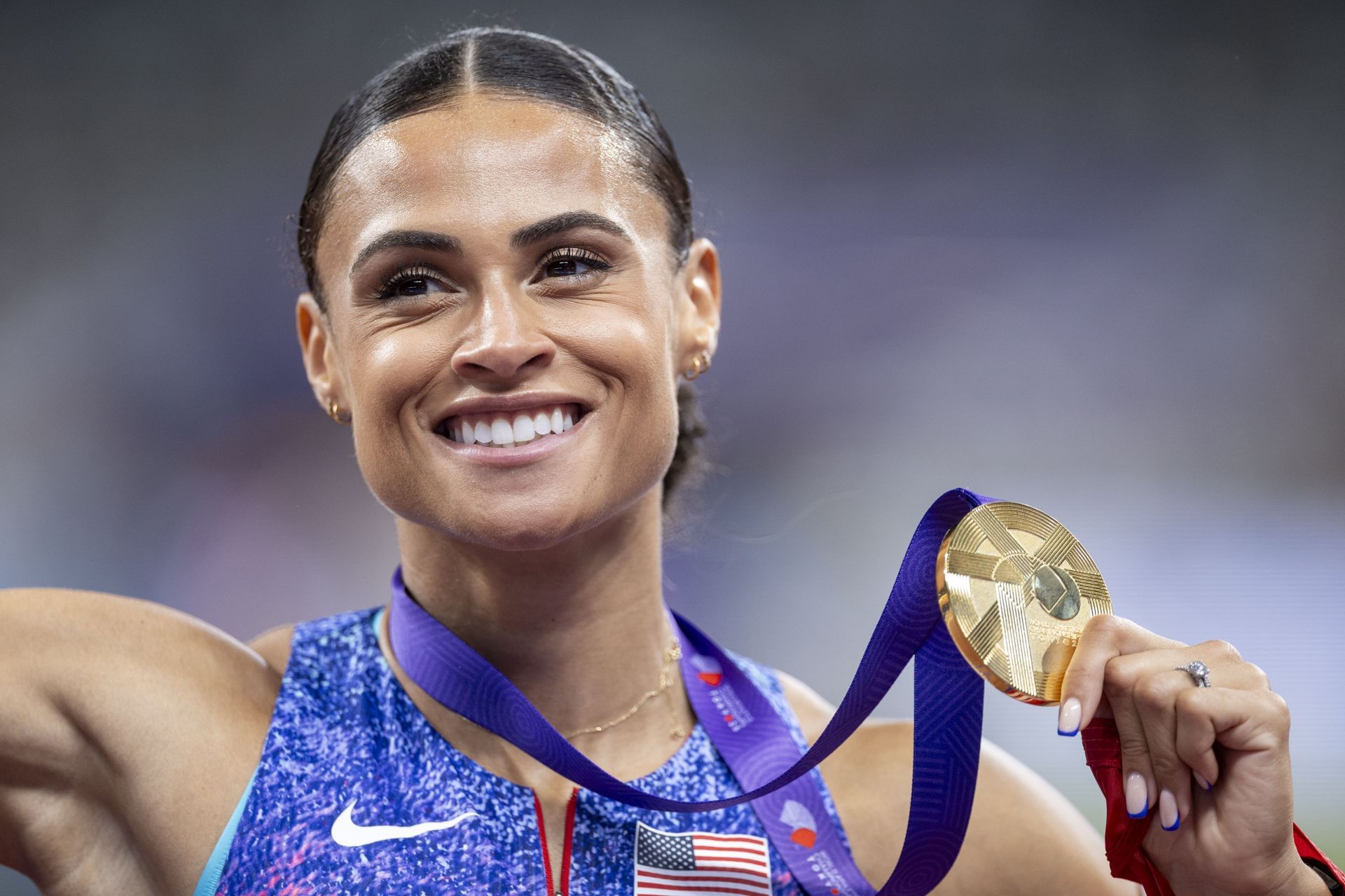  Sydney McLaughlin-Levrone at the 2025 World Athletics Championships in Tokyo, Japan. (Photo by Getty Images)