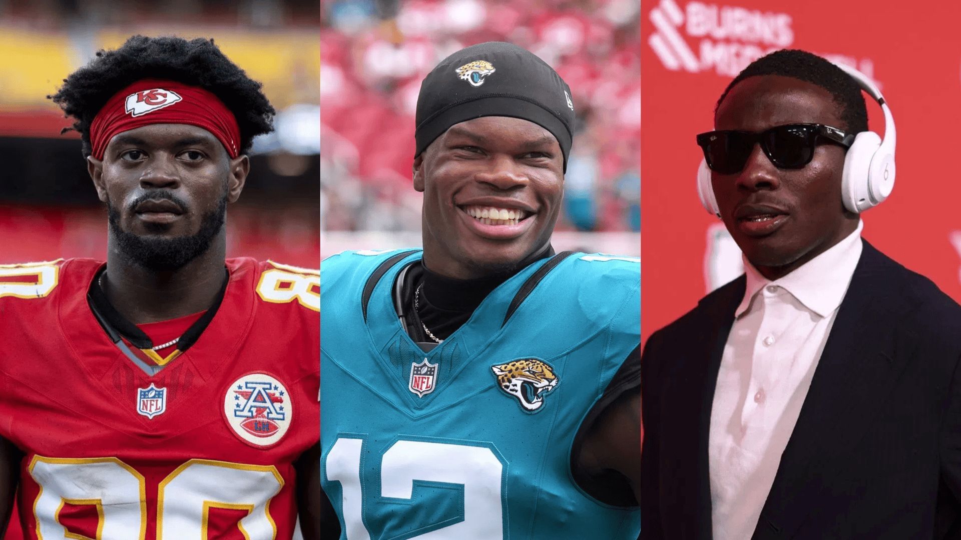 Travis Hunter or Hollywood Brown or Tyquan Thornton: Who should I start in Week 5 Fantasy Football? - Source: Imagn/Getty