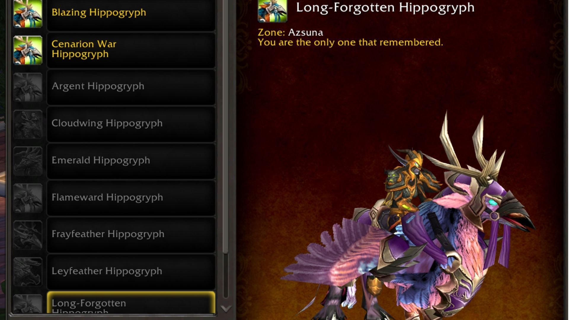There are way more Hippogryphs than I remembered (Image via Blizzard Entertainment)