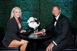 Alex Rodriguez's girlfriend Jaclyn Cordeiro rocks an effortlessly stylish outfit, pairing a Commando top with glittery shorts in a chic mirror selfie