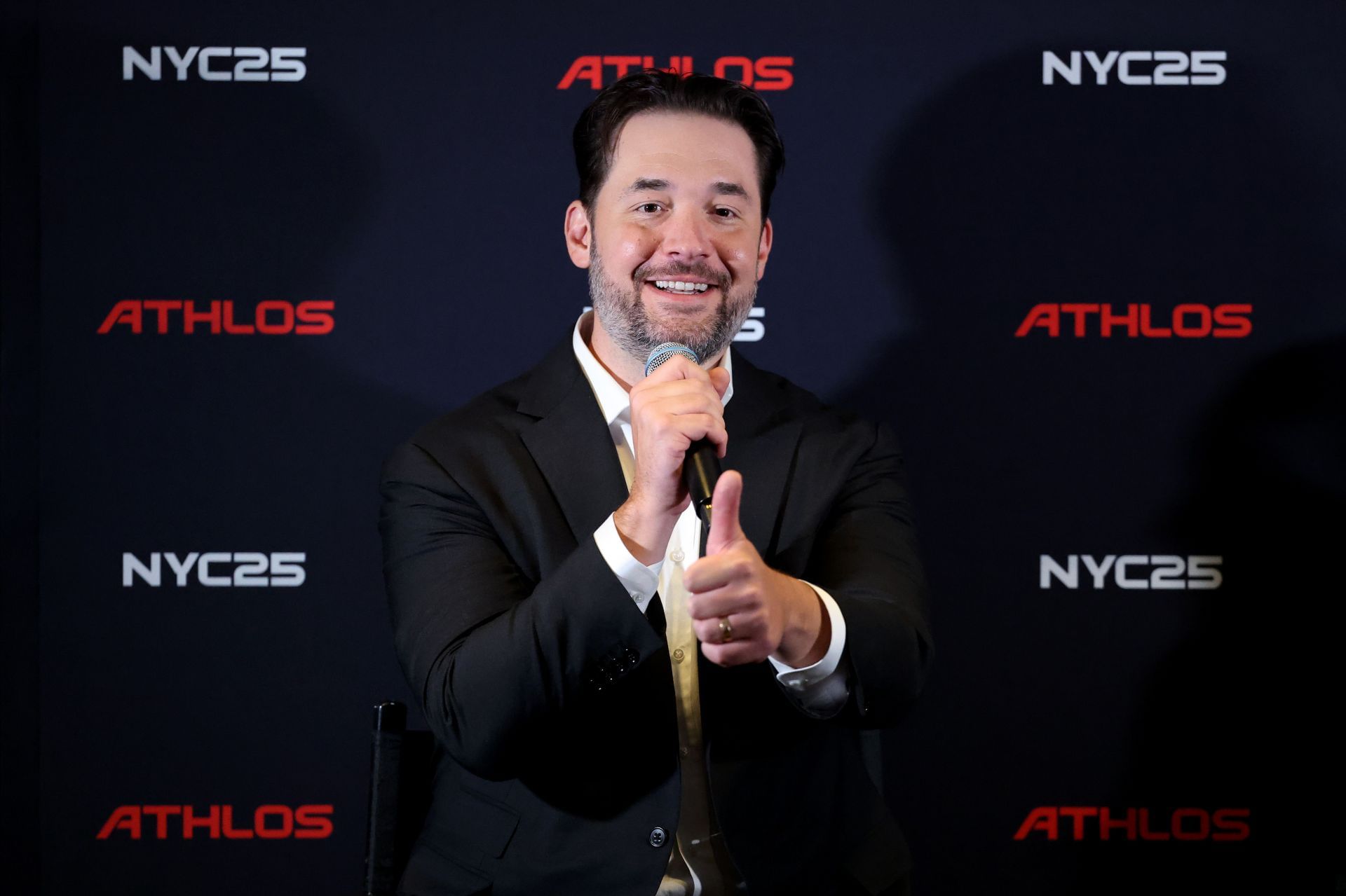Alexis Ohanian at the 2025 Athlos NYC - Source: Getty