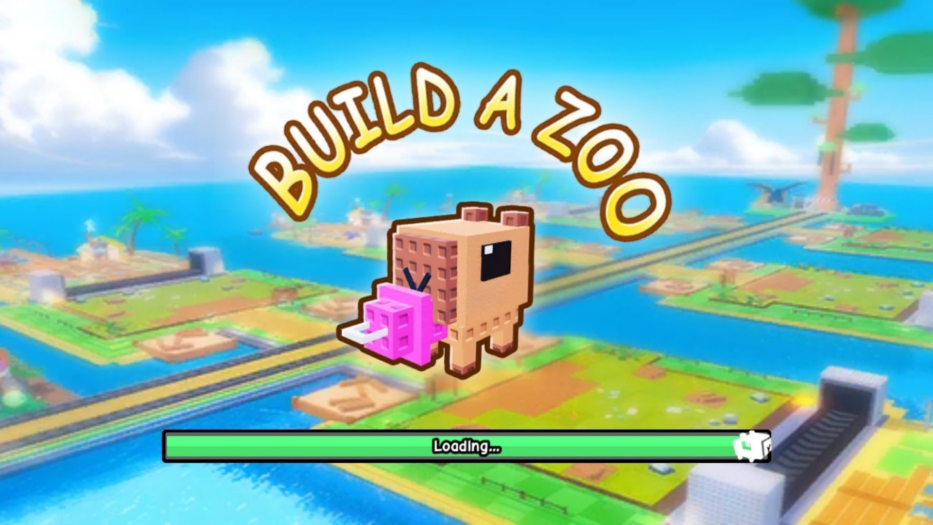 Build a Zoo loading screen (Image via Roblox)