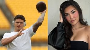 Dillon Gabriel's fiancée Zo Caswell ditches glamorous game-day outfit for comfort to cheer for Browns QB vs. Dolphins