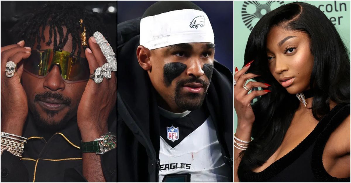 Antonio Brown takes wild shot at Angel Reese by dragging WNBA star over Jalen Hurts' poor show vs. Giants
