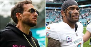 Mike McDaniel throws shade at Tua Tagovailoa while naming QB1 for Week 8 after benching Dolphins star vs. Browns