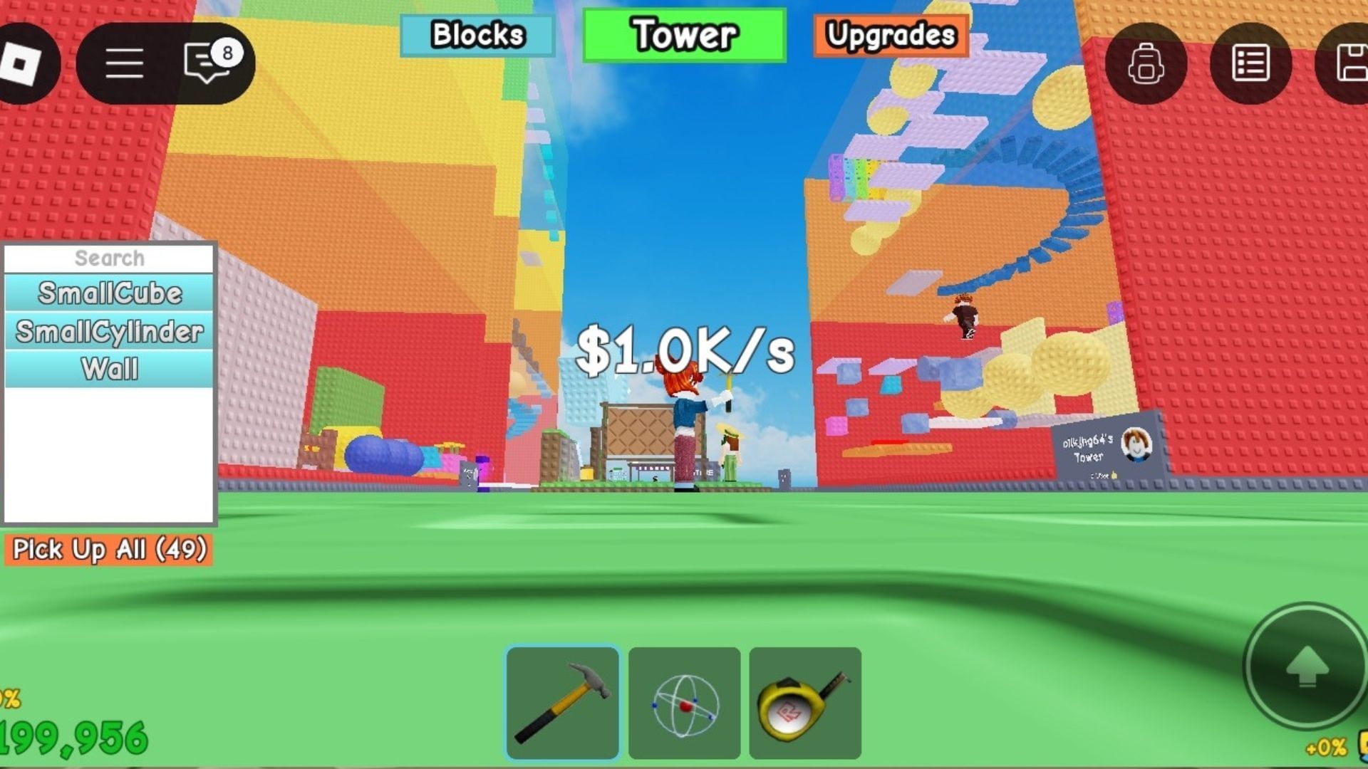 Still depicting different Obbies in Towers (Image via Roblox)