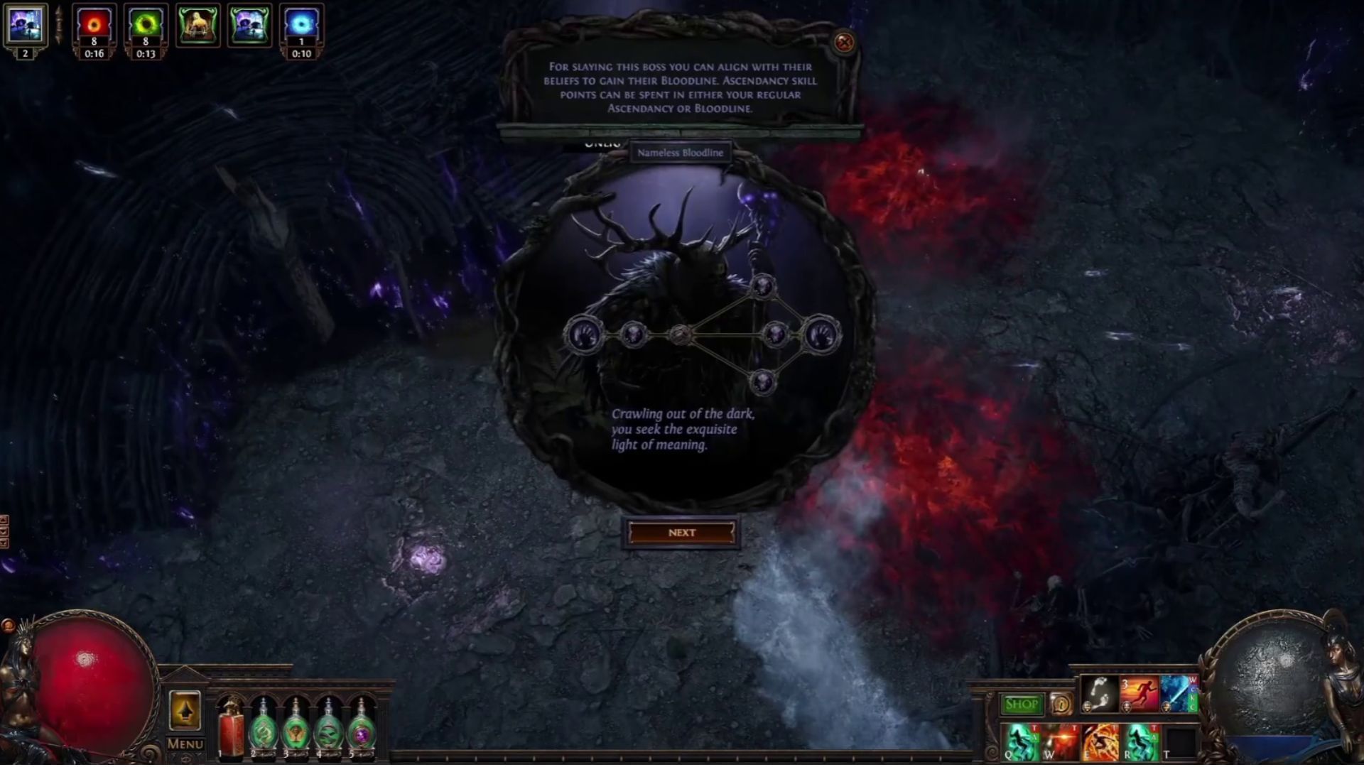 Many of the bosses feature Bloodline Ascendancy (Image via GGG)