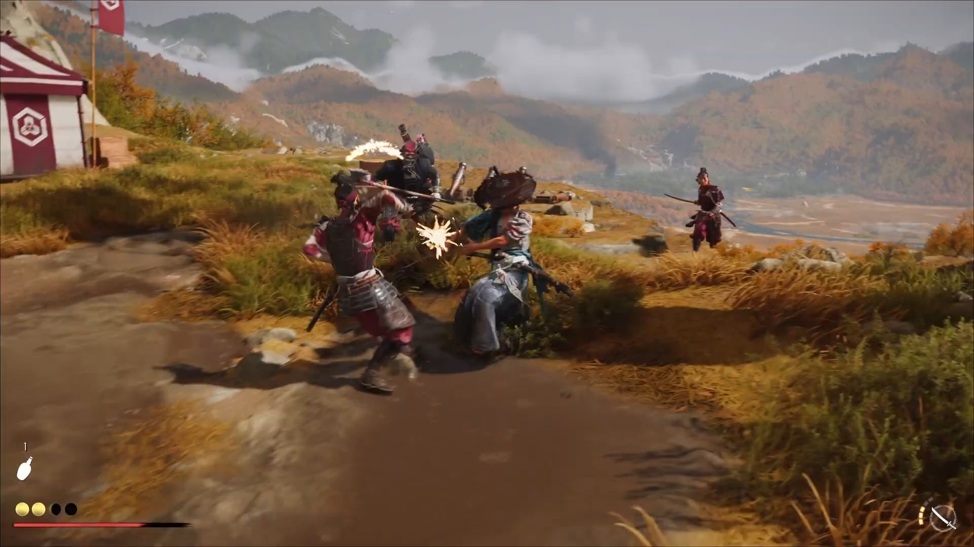 The final face-off in The Way of the Odachi quest (Image via Sportskeeda Gaming || Sucker Punch)