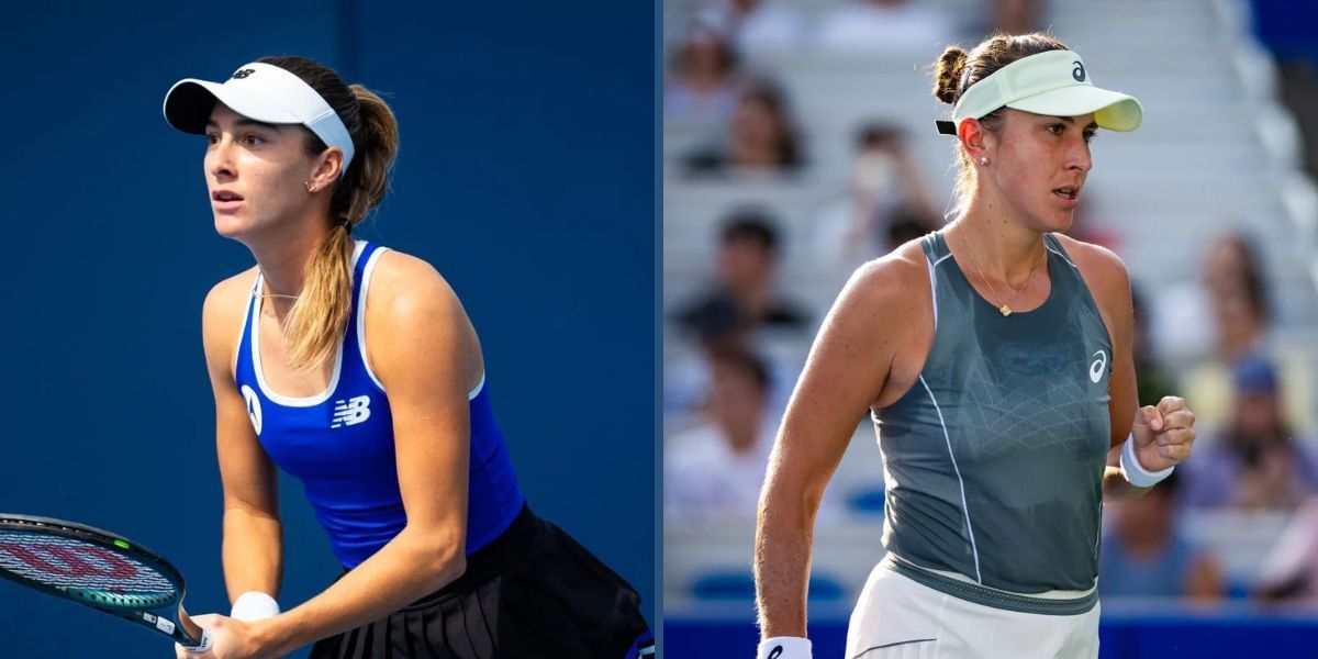 McCartney Kessler and Belinda Bencic at the Ningbo Open - Image Source: Getty 