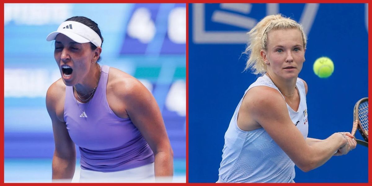 Jessica Pegula and Katerina Siniakova (Source: Getty)