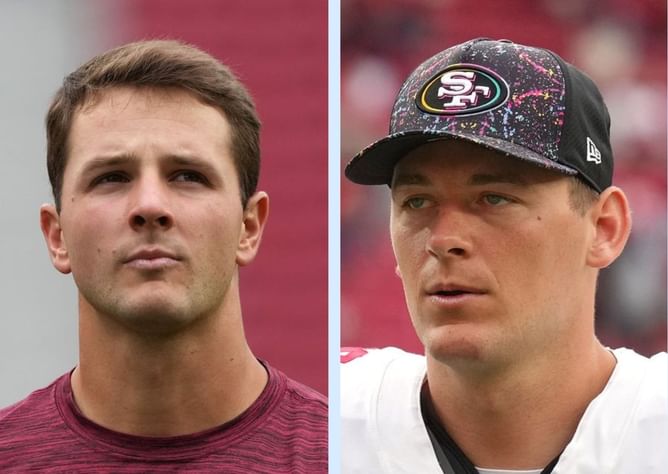 49ers GM John Lynch refuses to guarantee Brock Purdy’s start vs. Falcons as Mac Jones continues to impress
