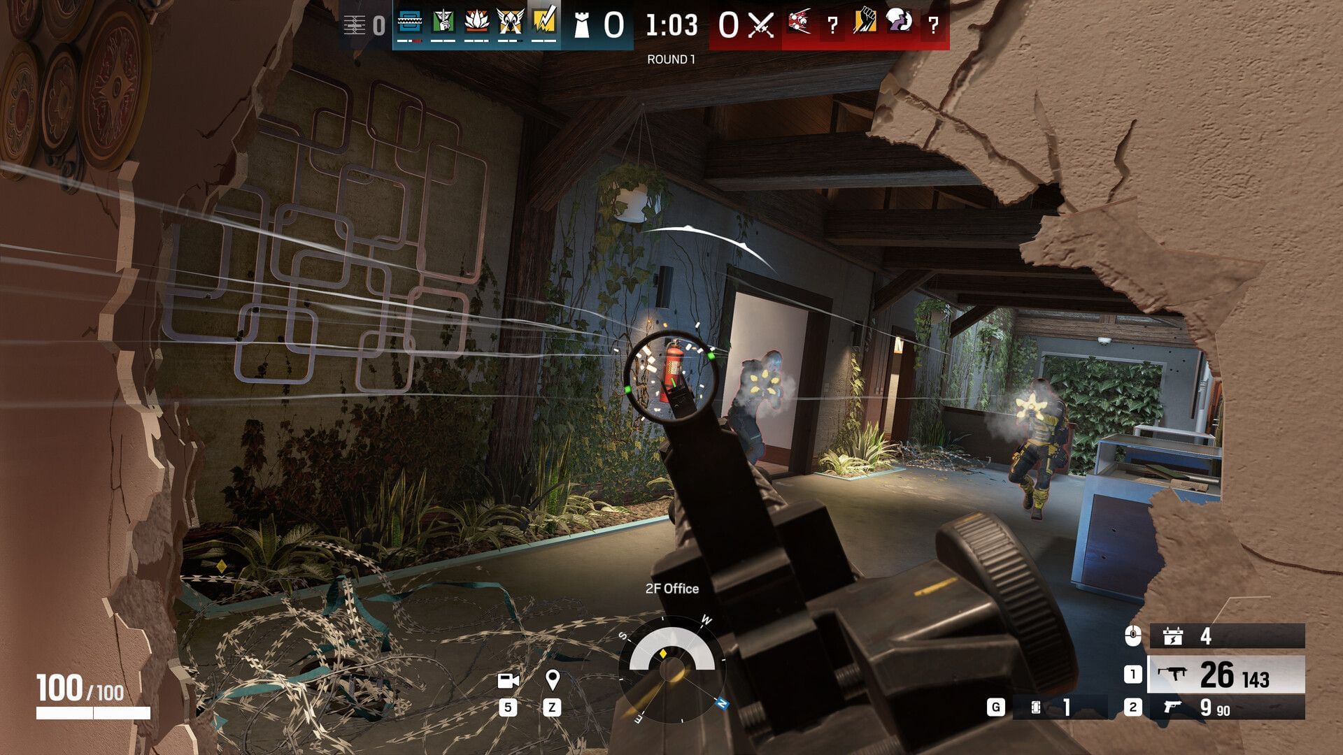Playing as Bandit in R6S (Image via Ubisoft)