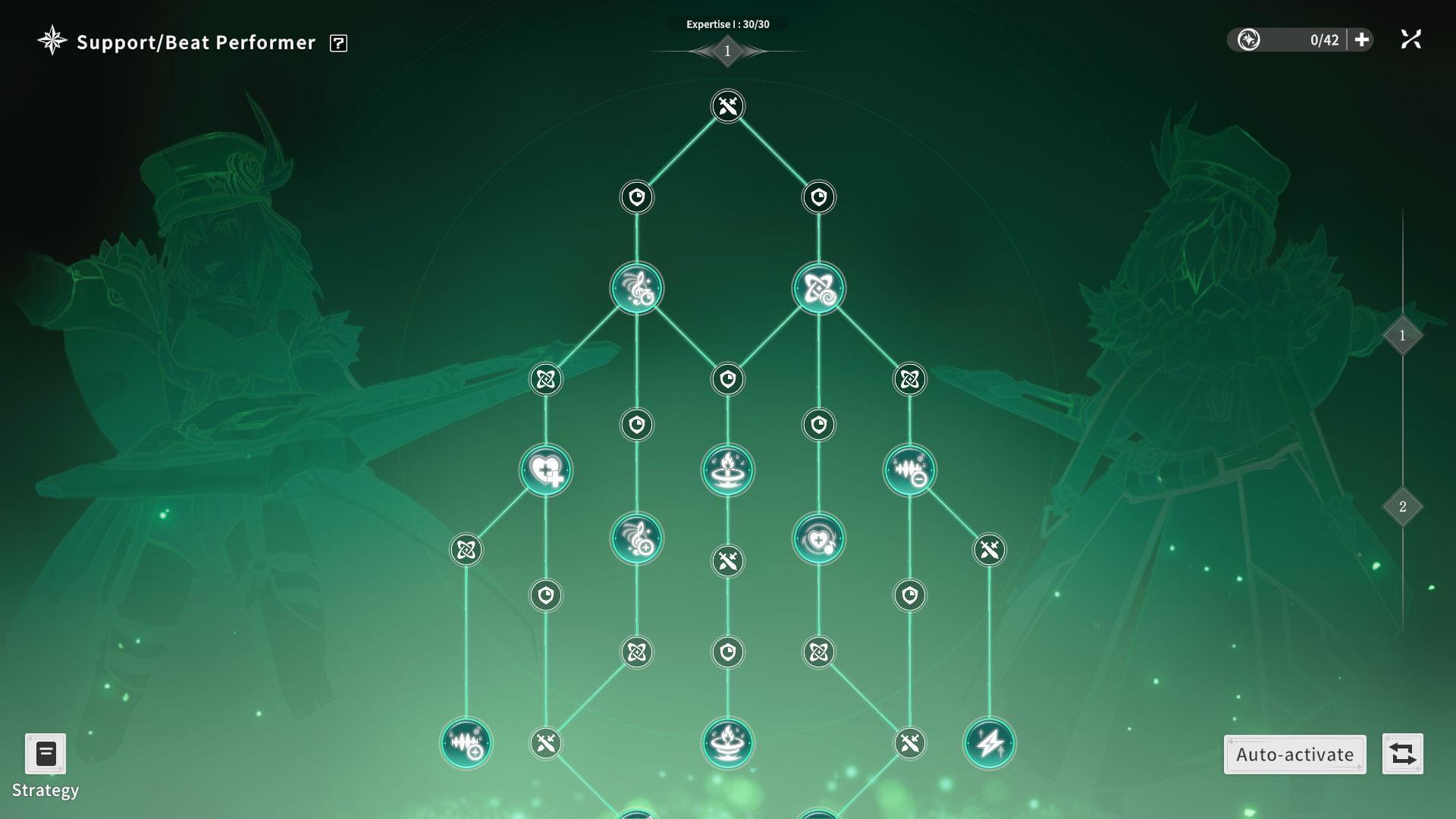 Activate as many Talent nodes as possible early on (Image via A Plus)