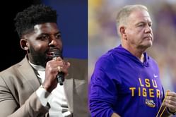 "You've been a prick throughout": Emmanuel Acho torches Brian Kelly after LSU fires HC after blowout loss to Texas A&M