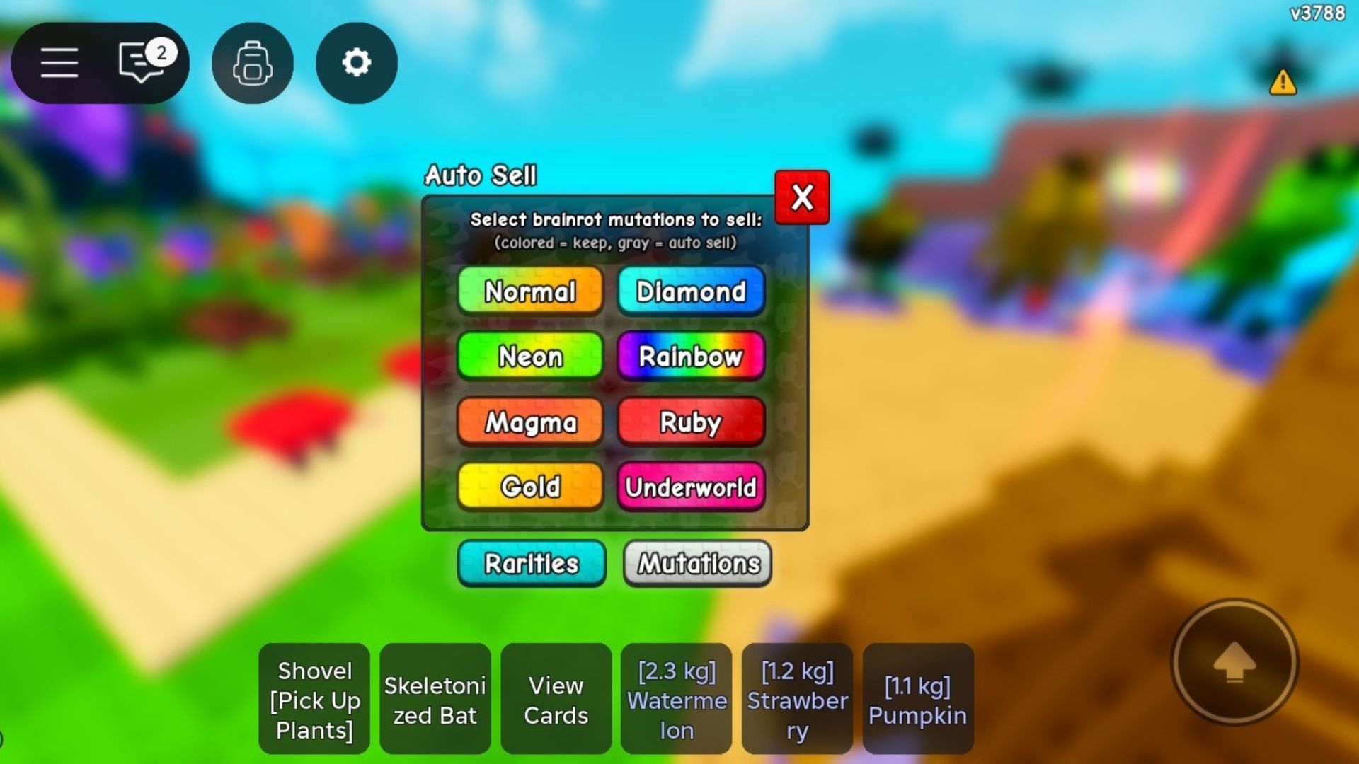 Mutations to use Auto-Sell (Image via Roblox)