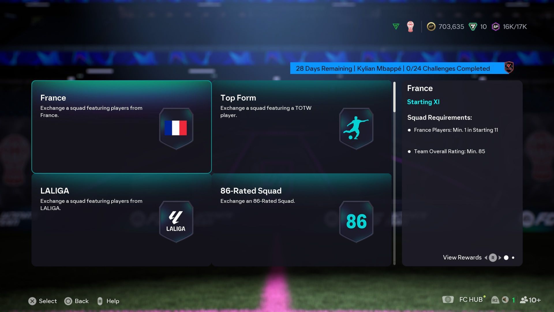 The requirements (Image via EA Sports)