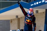 Max Verstappen after winning the US Grand Prix - Source: Getty