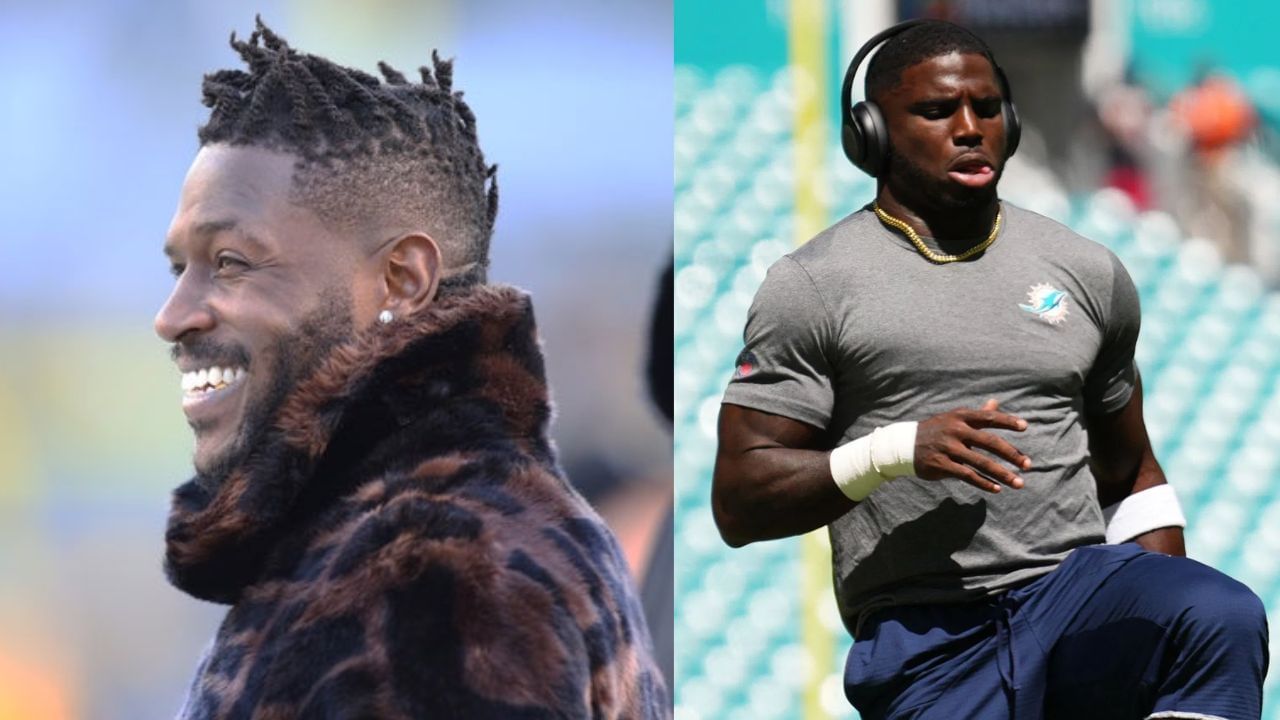 Antonio Brown throws shade at Tyreek Hill over his 7 kids as WR undergoes surgery after season-ending injury