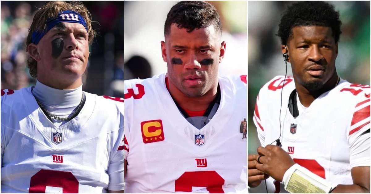 Jaxson Dart throws shade at Russell Wilson while describing relationship with 10x Pro Bowler and Jameis Winston