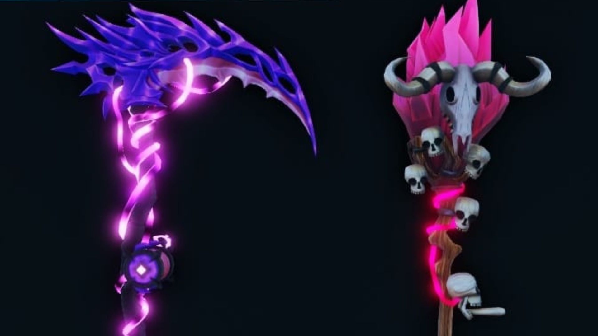 Sneak peeks of the two Halloween skins (Image via Discord)