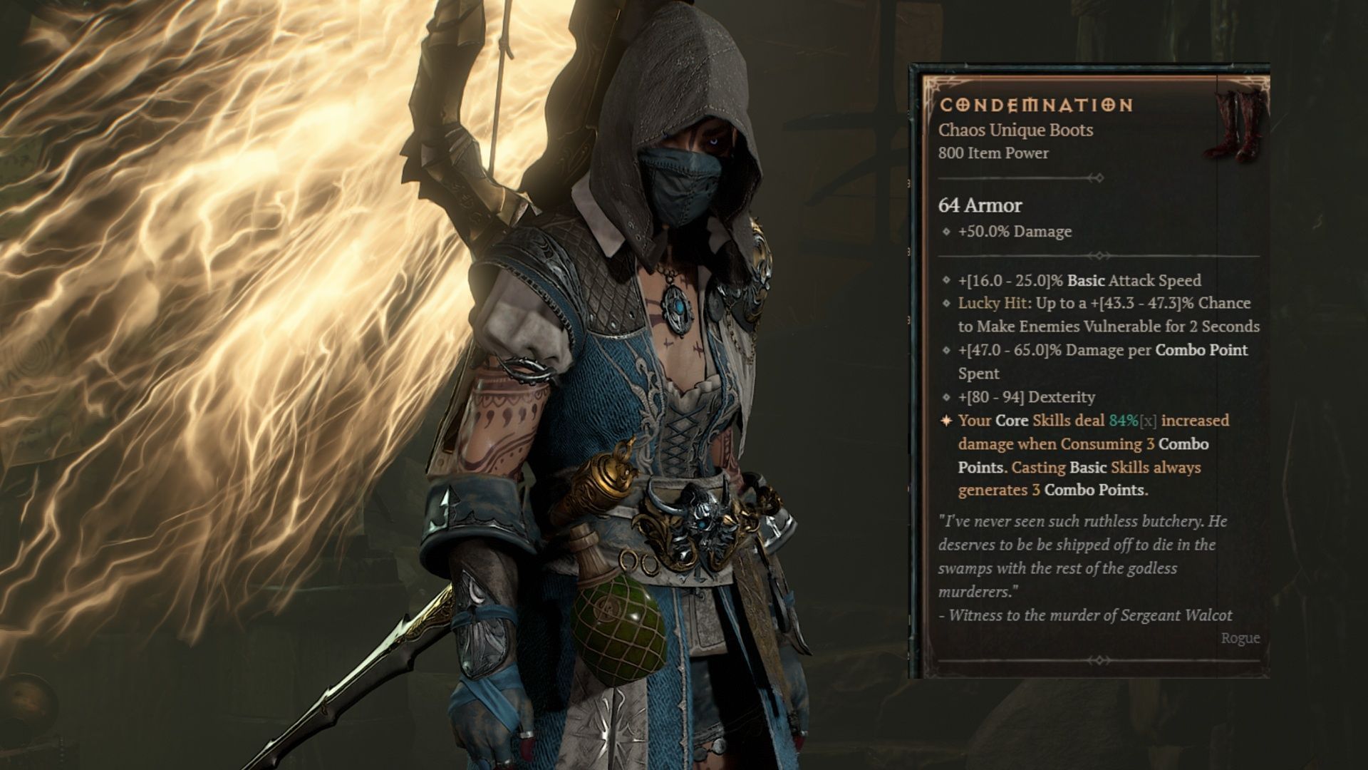 Running Combo Points? Get Condemnation! (Image via Blizzard Entertainment)