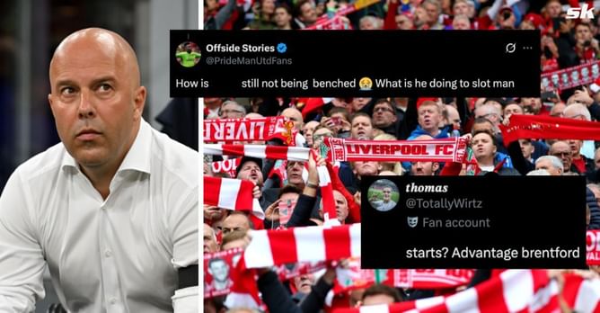 “Ridiculous decision”, “Advantage Brentford” - Liverpool fans furious with Arne Slot for refusing to leave out star from line-up to face Brentford