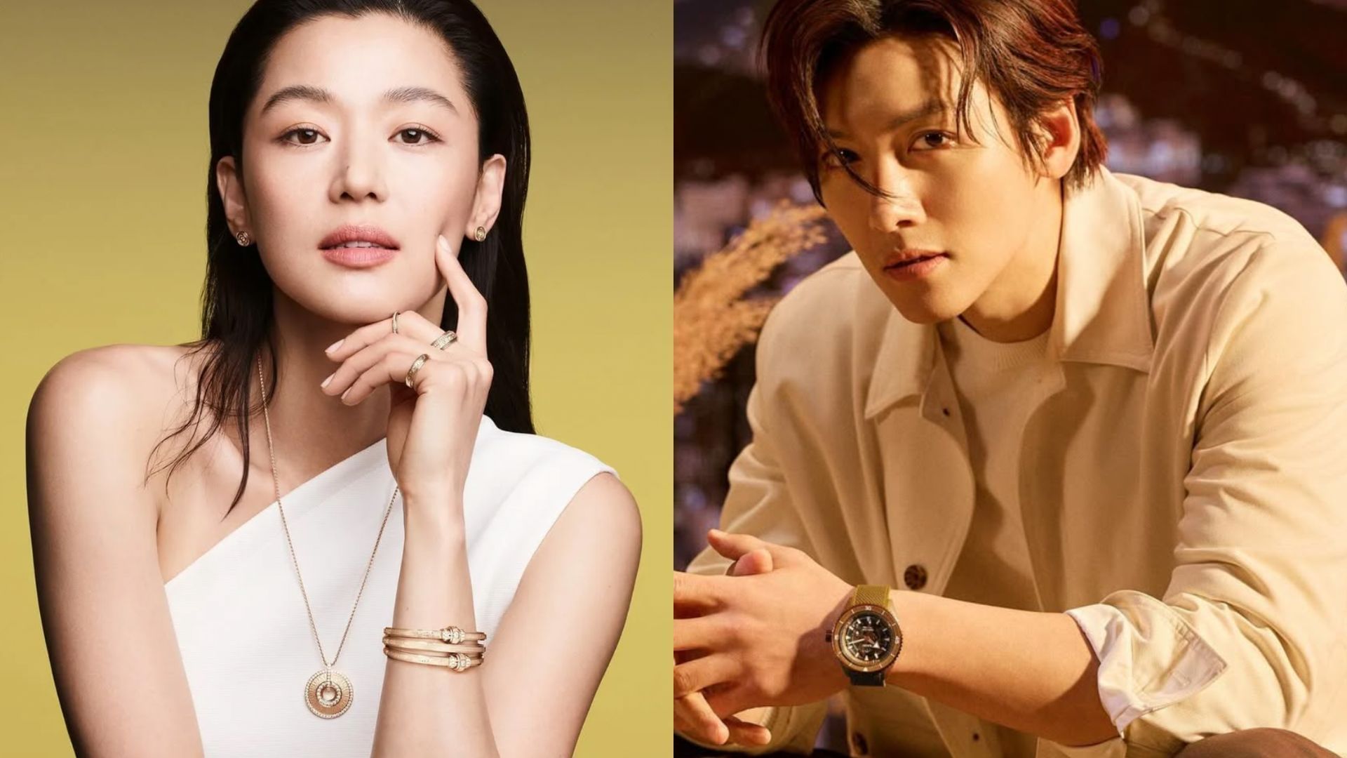 Jun Ji-hyun and Ji Chang-wook (Image via Instagram/@piaget, @jichangwook)