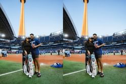 Vladimir Guerrero Jr.’s wife Nathalie and daughter cheers wildly as Blue Jays superstar dominates Yankees early in ALDS Game 3