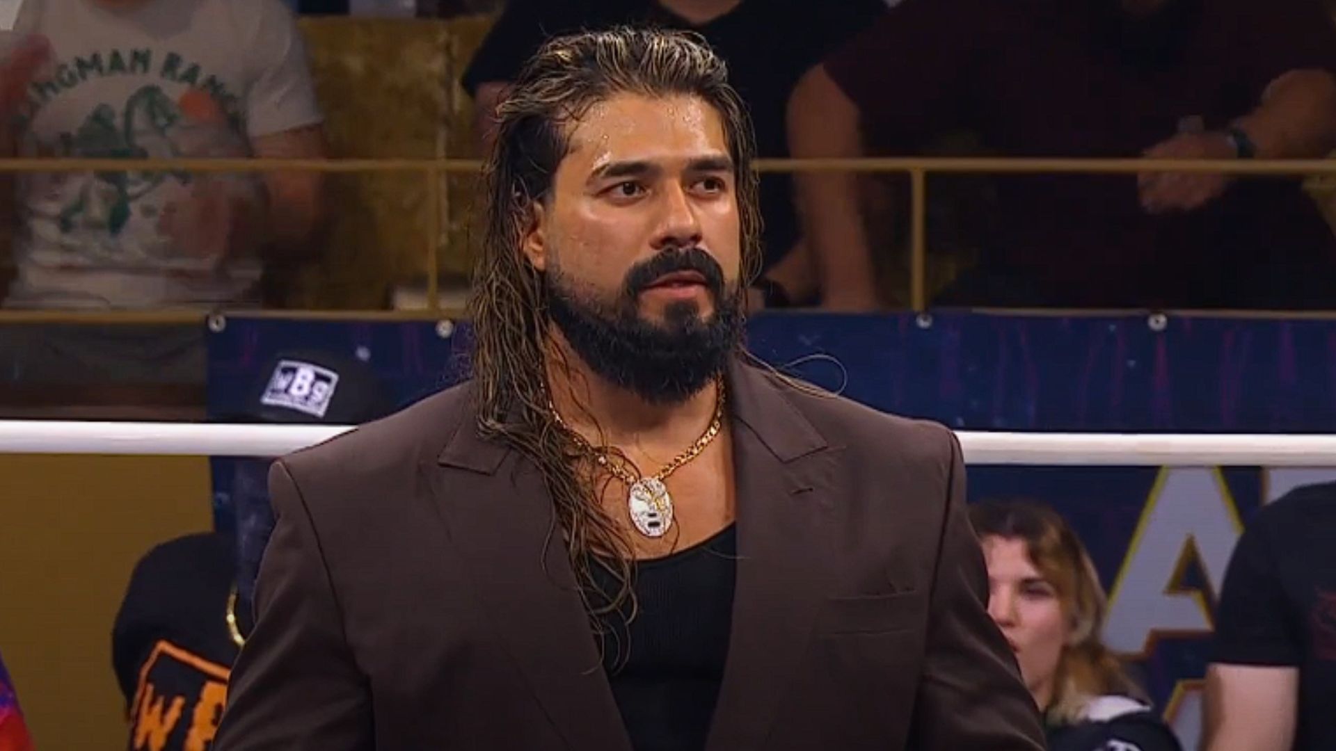 Andrade was recently released from WWE [photos: Triller TV