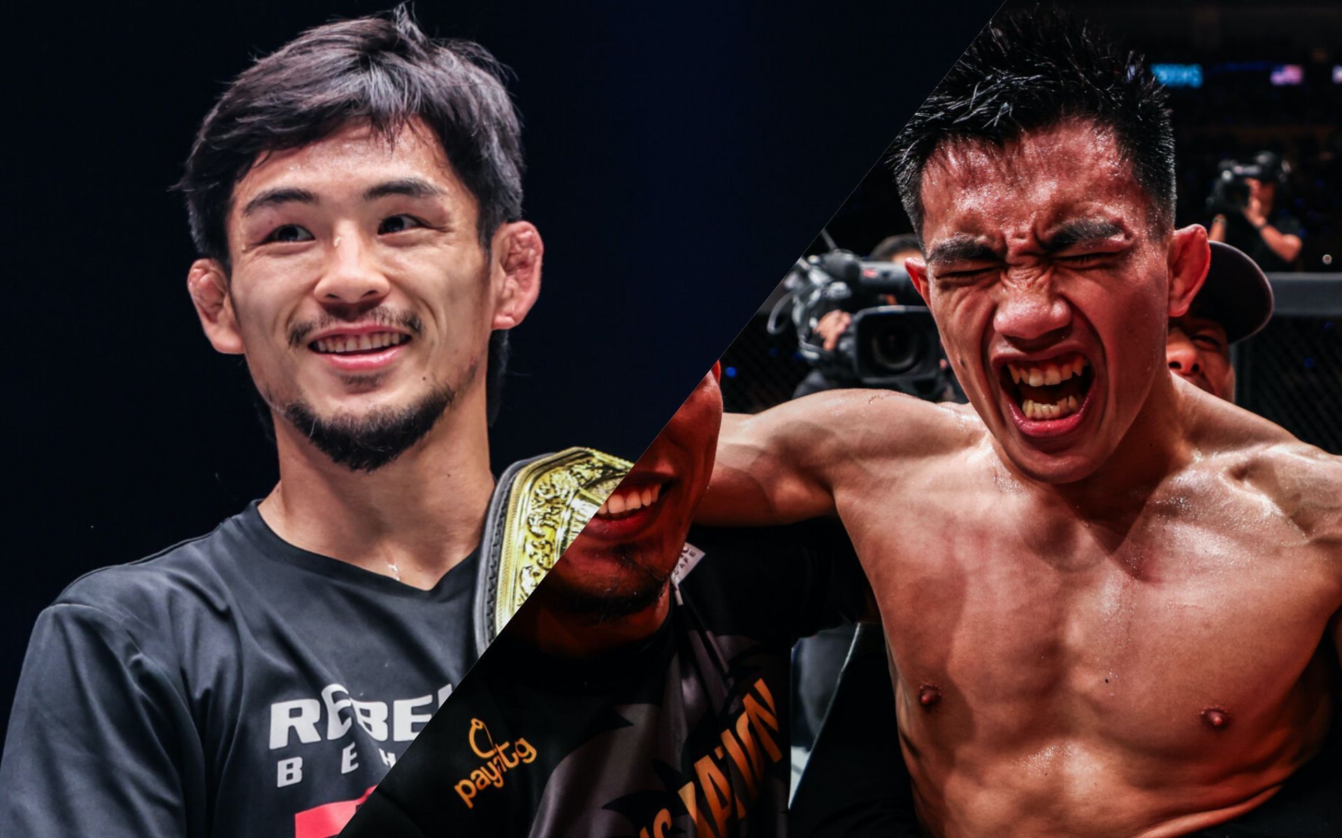 Yuya Wakamatsu (L) and Joshua Pacio (R) | Image by ONE Championship