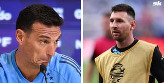 Argentina coach Scaloni confirms he decided against playing Lionel Messi against Venezuela since he wanted to watch 3 other players instead