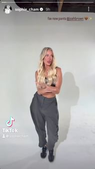 Sophie Cunningham’s Instagram story