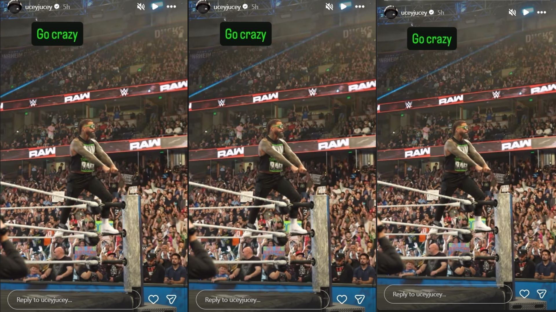 Jey Uso&#039;s story [Source: Uso&#039;s Instagram]