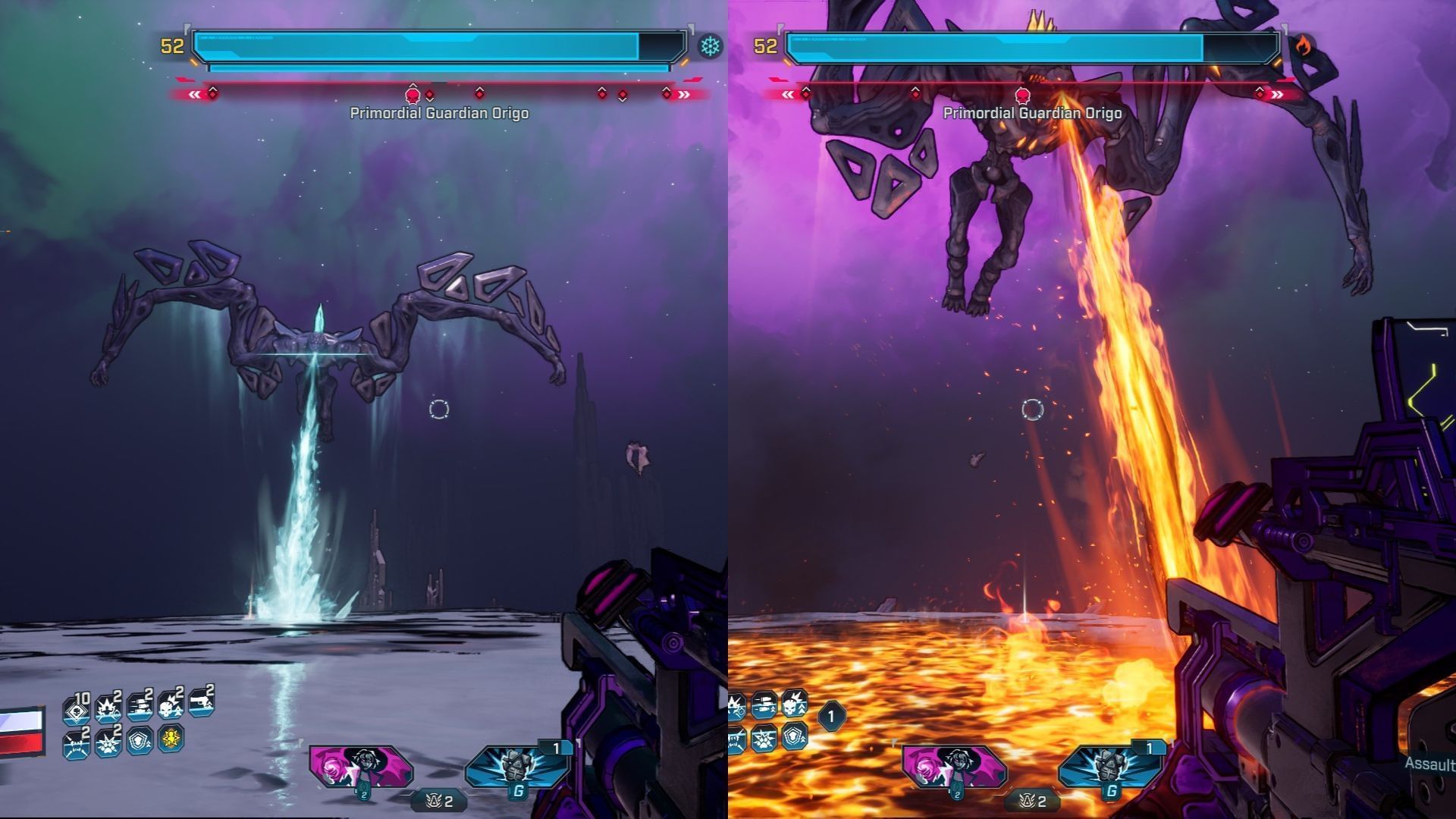 Move left or right to avoid the beam (Image via 2K)