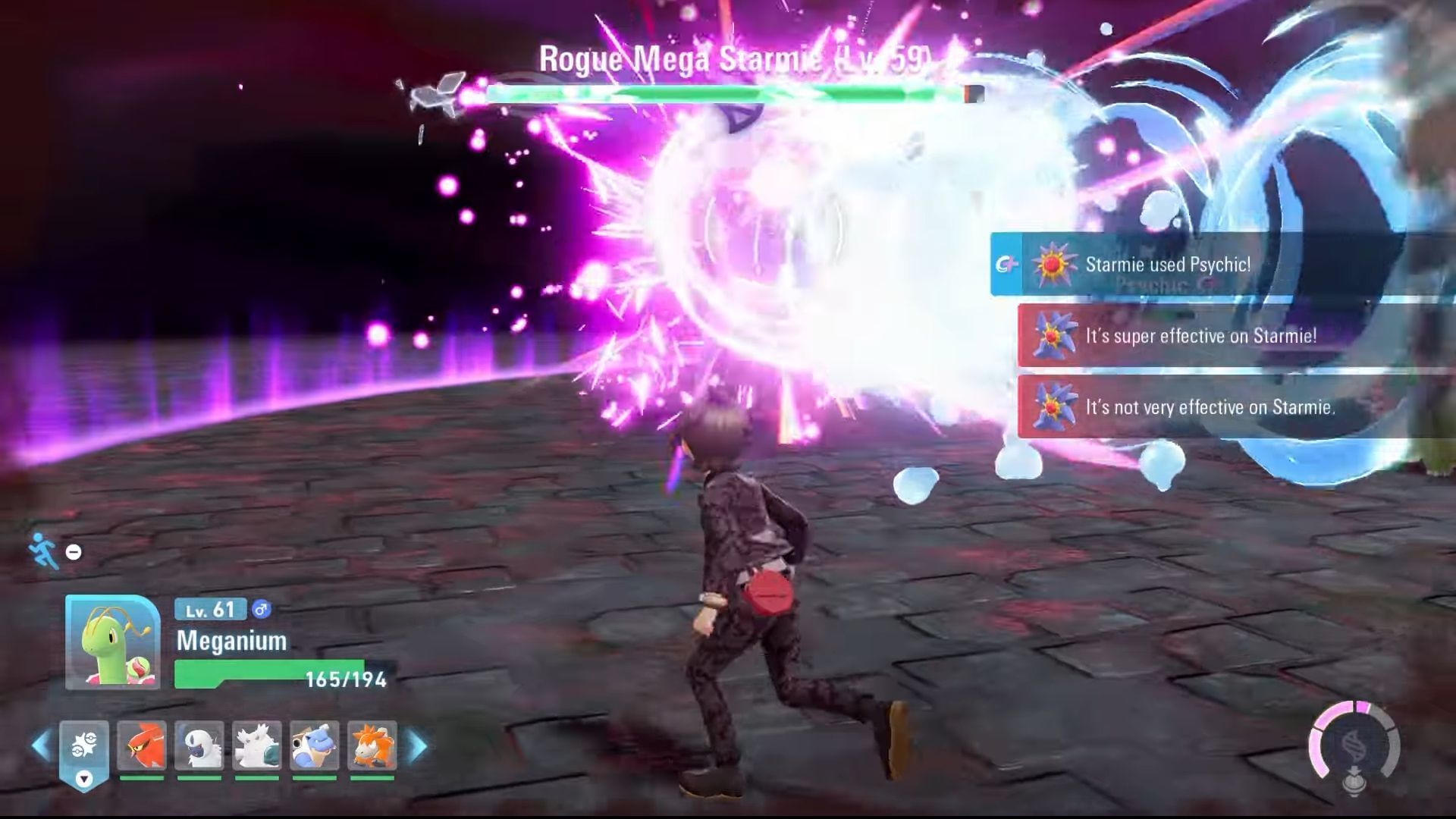 Water beam attack targets only a single direction (Image via YouTube/@ReleaseFire)