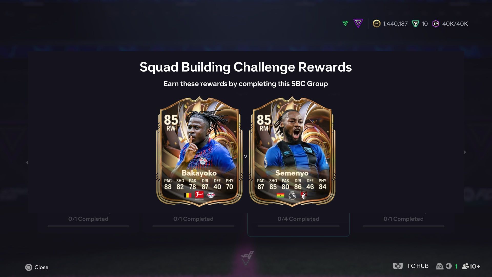 The options (Image via EA Sports)