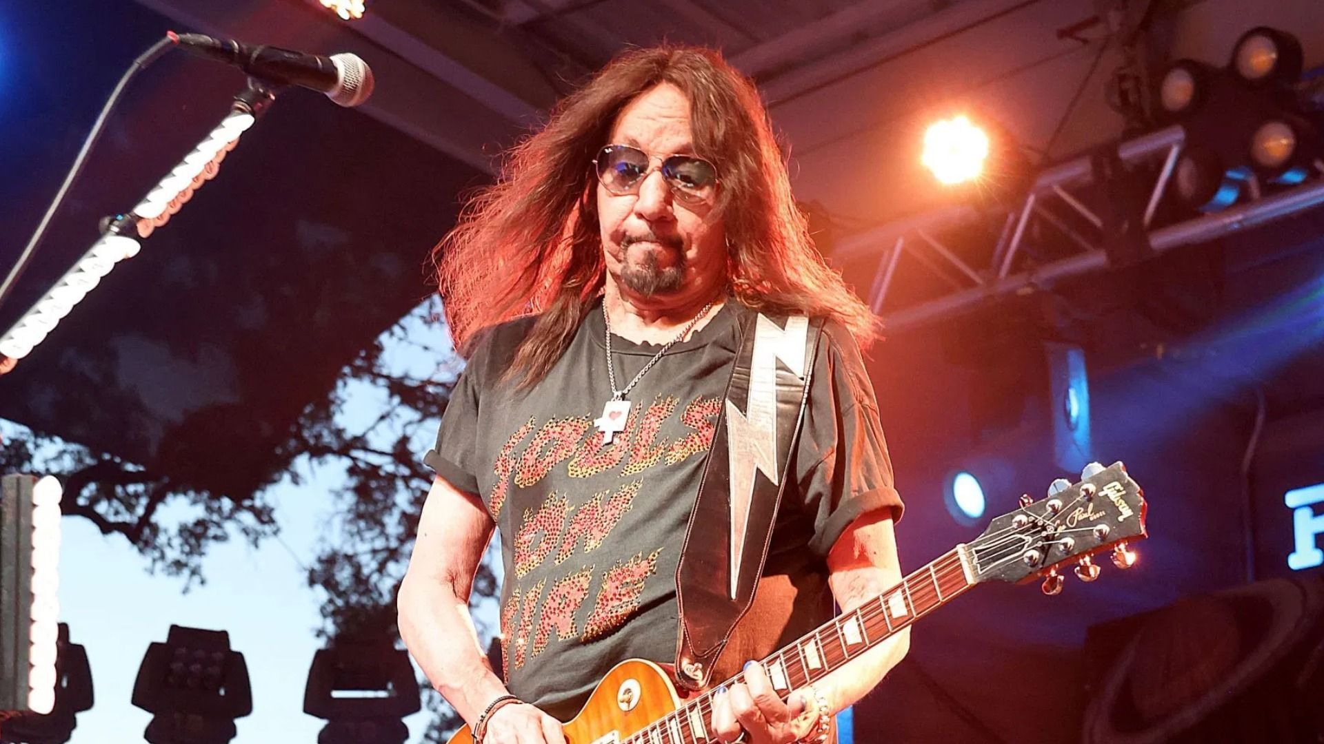 Ace Frehley performs in concert at Haute Spot Event Venue on July 13, 2023 in Cedar Park, Texas. The news of his demise broke on October 16, 2025 (Image via Getty)