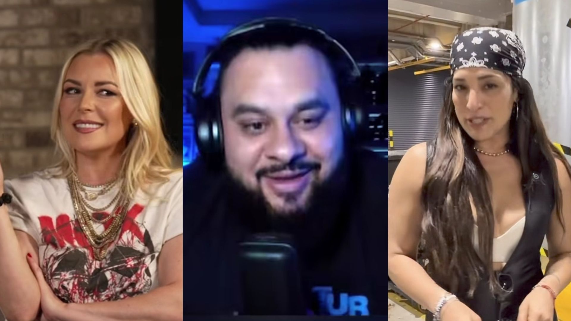 WWE stars Bronson Reed and Raquel Rodriguez along with Renee Paquette (Image via their respective Instagram handles)