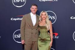 Freddie Freeman and wife Chelsea rocks date night vibes with coordinated denim wear following Dodgers NLCS clinch