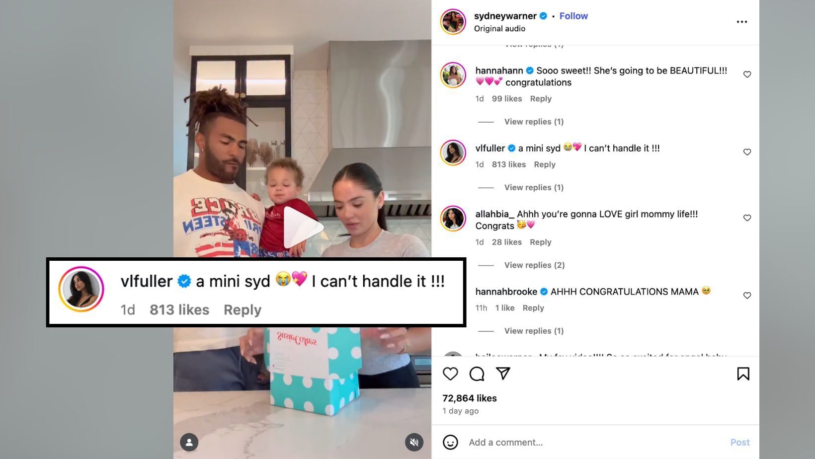 Will Levis&#039; ex-GF Victoria Fuller loses it over Fred Warner and wife Sydney&#039;s 2nd child gender reveal (Image Credit: Sydney/IG)
