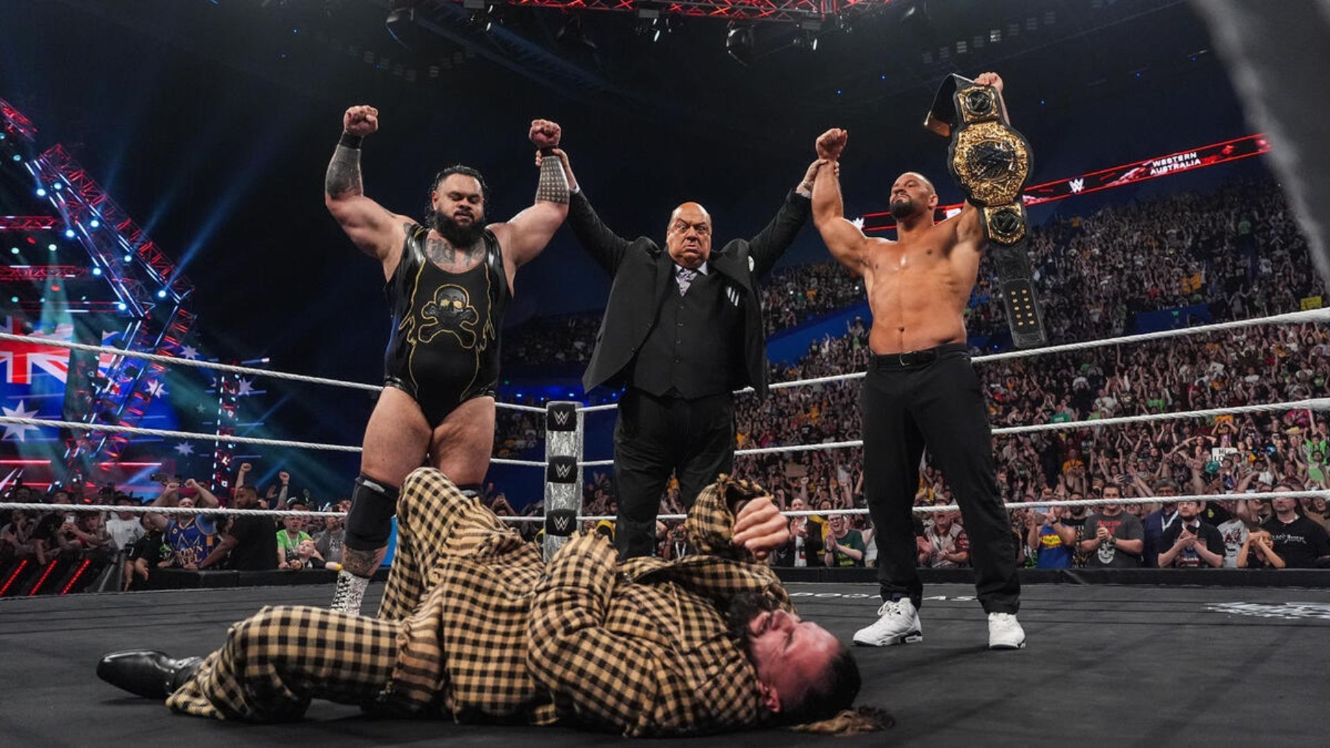 Breakker and Reed betrayed Rollins on RAW. [Image credit: WWE.com]