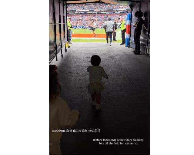 Jarrett Stidham's wife, Kennedy, shares a kiss with Broncos QB while rocking a mini-skirt as she
