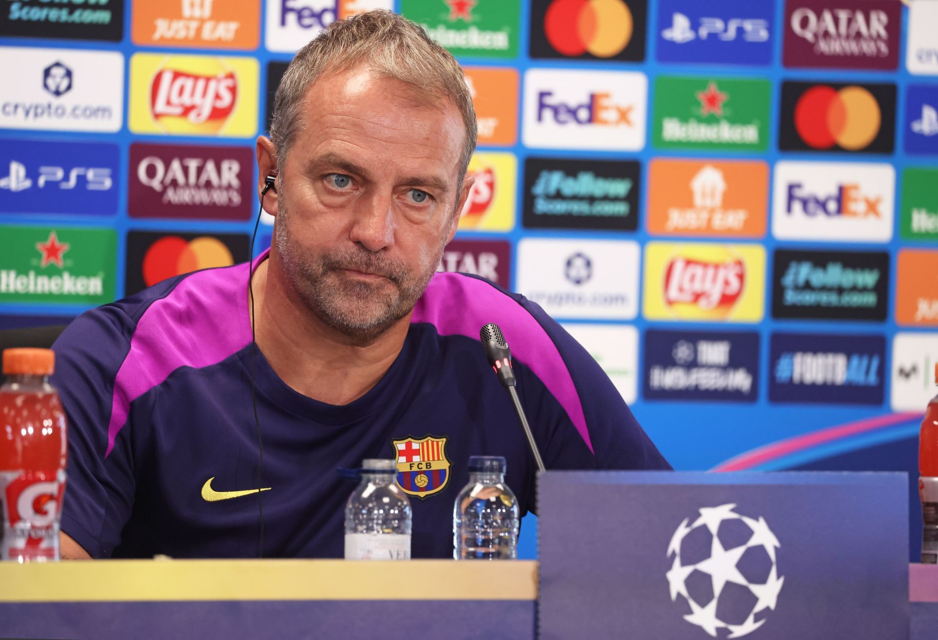 Barcelona head coach Hansi Flick