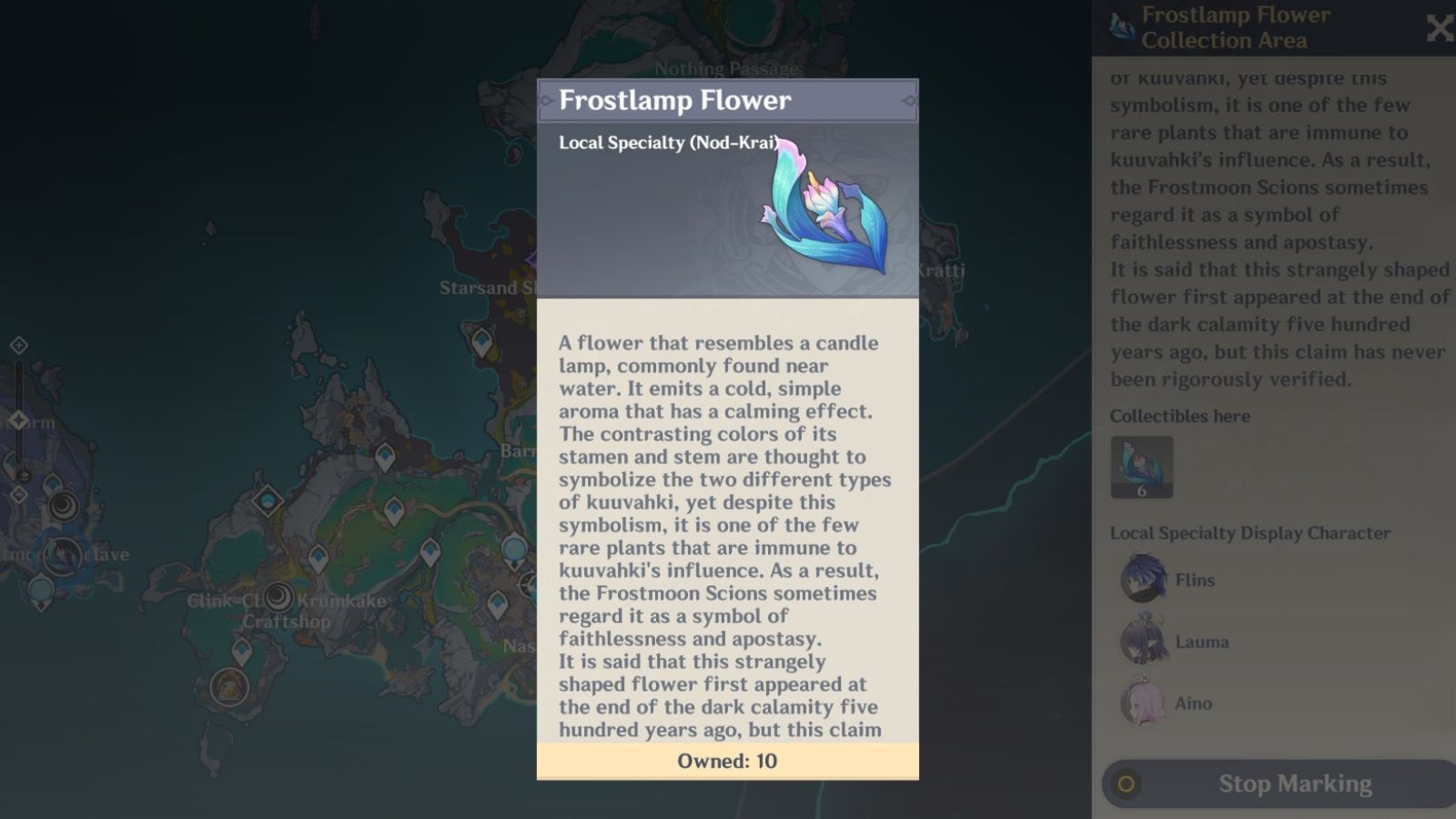 Frostlamp Flowers are required to ascend Durin (Image via HoYoverse)