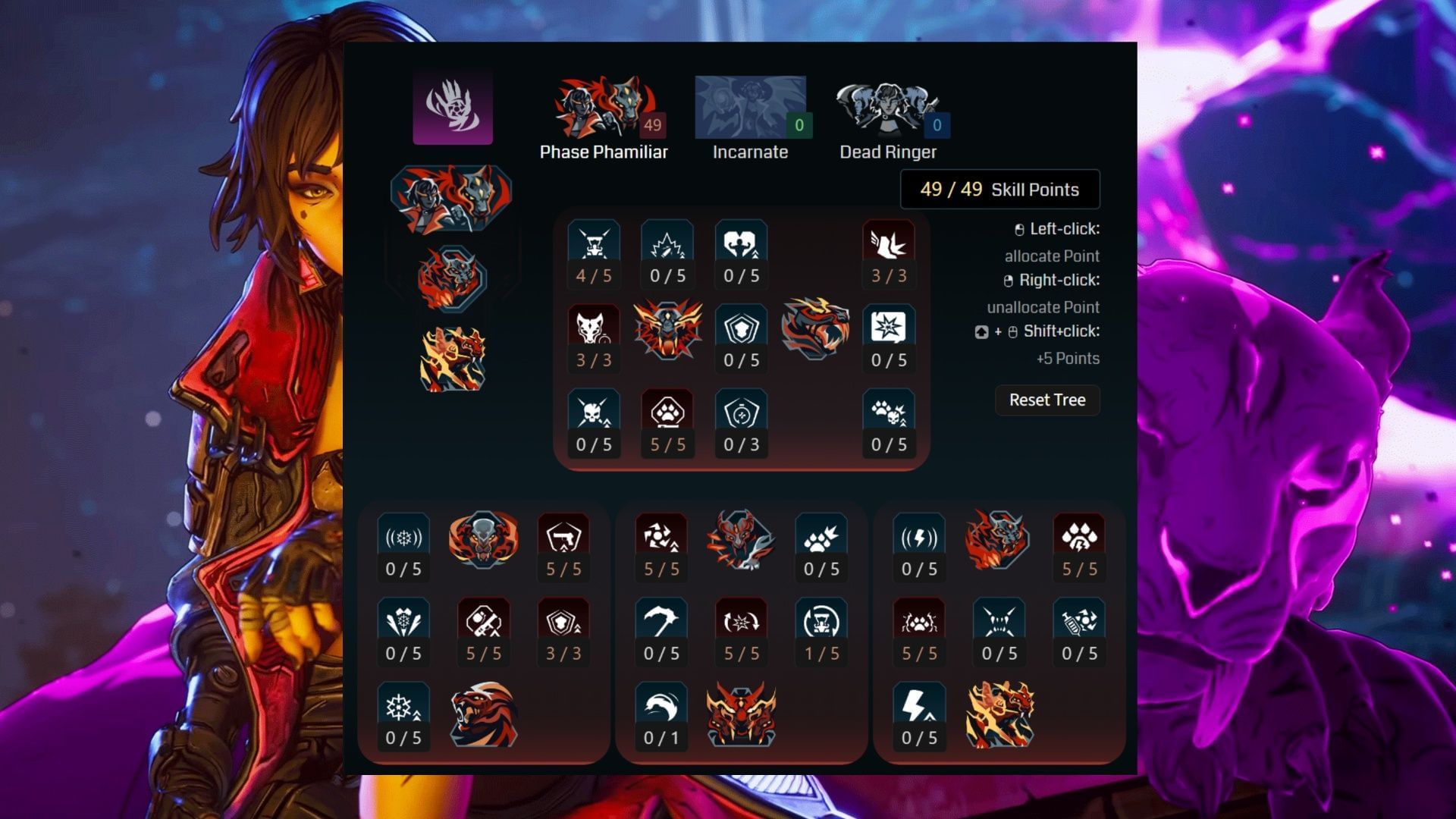When you transition to endgame, you have a significantly different skill tree setup (Image via 2K Games)
