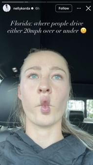 Image taken from Korda’s Instagram _ source: Instagram/@nellykorda